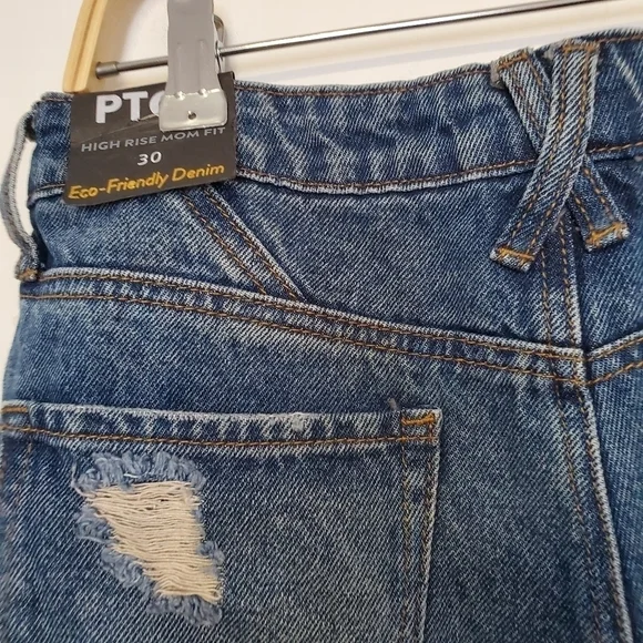 PTCL High Rise Deconstructed Rigid Mom jeans - Picture 2 of 7